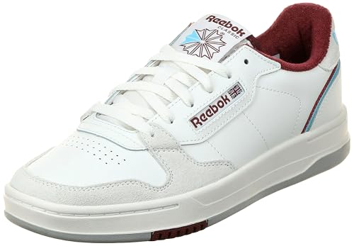 Reebok Unisex's Phase Court Sneaker, Chalk Vintagechalk Richmaroon, 37.5 EU