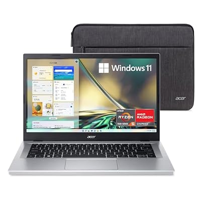 acer Aspire 3 A315-24PT-R0UX Slim Laptop, 15.6 Full HD IPS Touch Display, AMD Ryzen 5 7520U Quad-Core Processor, AMD Radeon Graphics, 16GB LPDDR5, 512GB NVMe SSD, Wi-Fi 6, Windows 11 Home