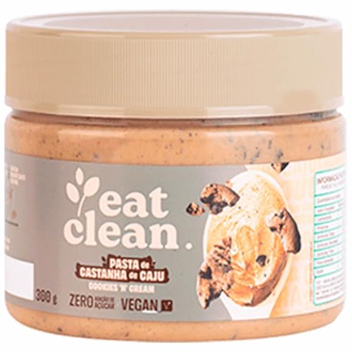 Pasta de Castanha de Caju Cookies'N'Cream Sem Adição de Açúcar Eat Clean 300g