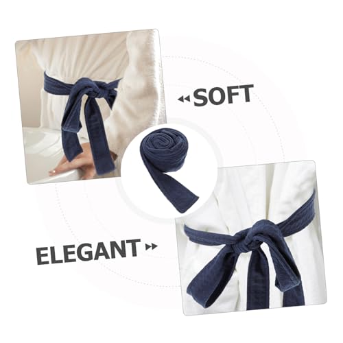 Hotel Robe Belt Bathrobe Replacement Belt for Adults Bathrobe Strap Accessory Dark Blue3