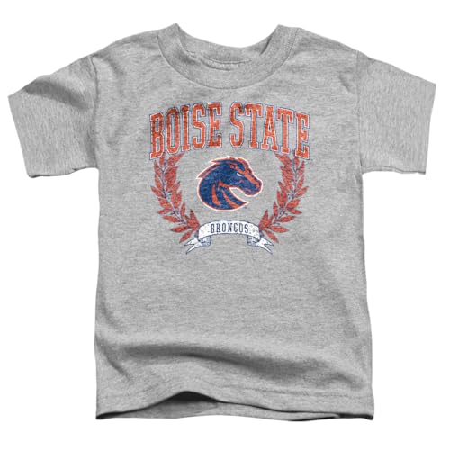 LOGOVISION Boise State University Laurels Dark Kids T Shirt (2) for Toddler Boys and Girls, Athletic Heather