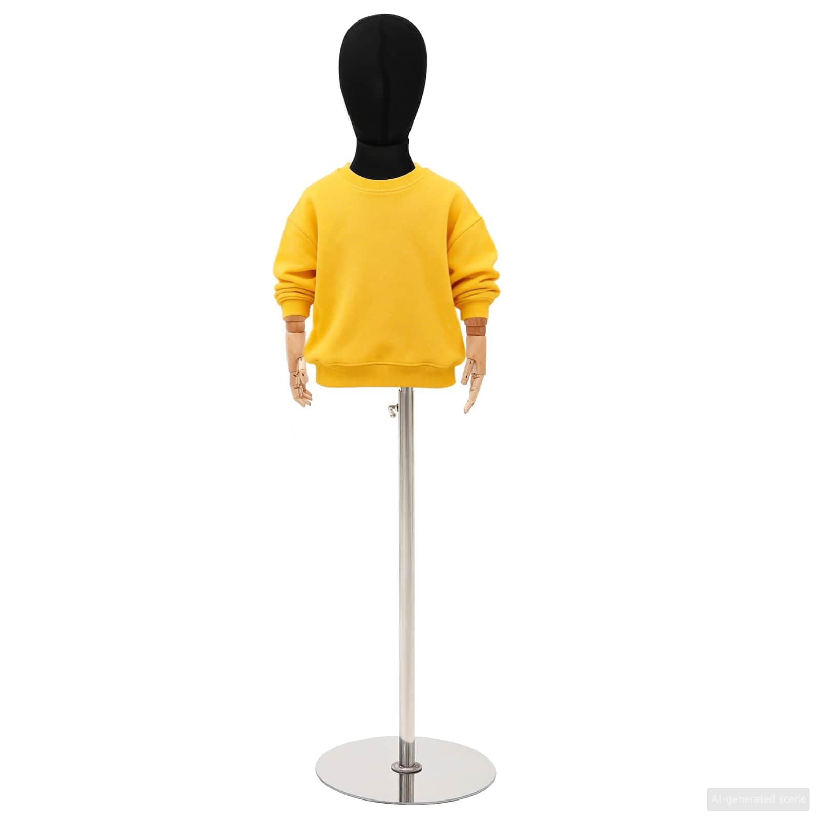 vidaXL Verstellbares 120-157 cm Mannequin mit Basis Unisex PP Schwarz
