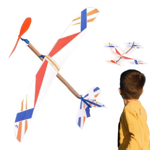 Airplane Rubber Band Powered - Throwing Glider Airplanes Toy
