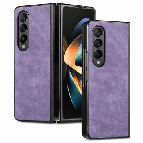 Protection Samsung Galaxy Z Fold4 5G antichoc étui violet à rabat