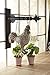 PQWERBX Decorative Hanging Sign 17.5 Inch Black Wood Arrow Holder