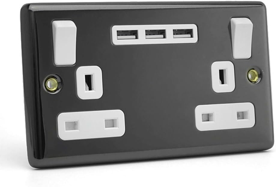 Socket Panel Concealed Multi-functional Home Charging Source With Wall Power Outlet(C)