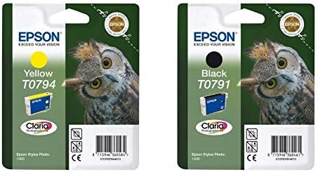Epson Original T0795 Light Cyan Ink Cartrdge for Stylus Photo 1400 (Owl)