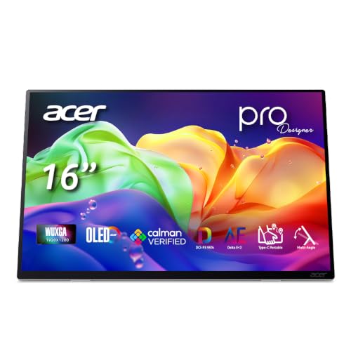 Acer ProDesigner PE160W smiuux 16" OLED 1920 x 1200 16:10 Portable Monitor