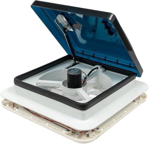 Ventilación de techo para autocaravana con extractor solar impermeable de 15W 2