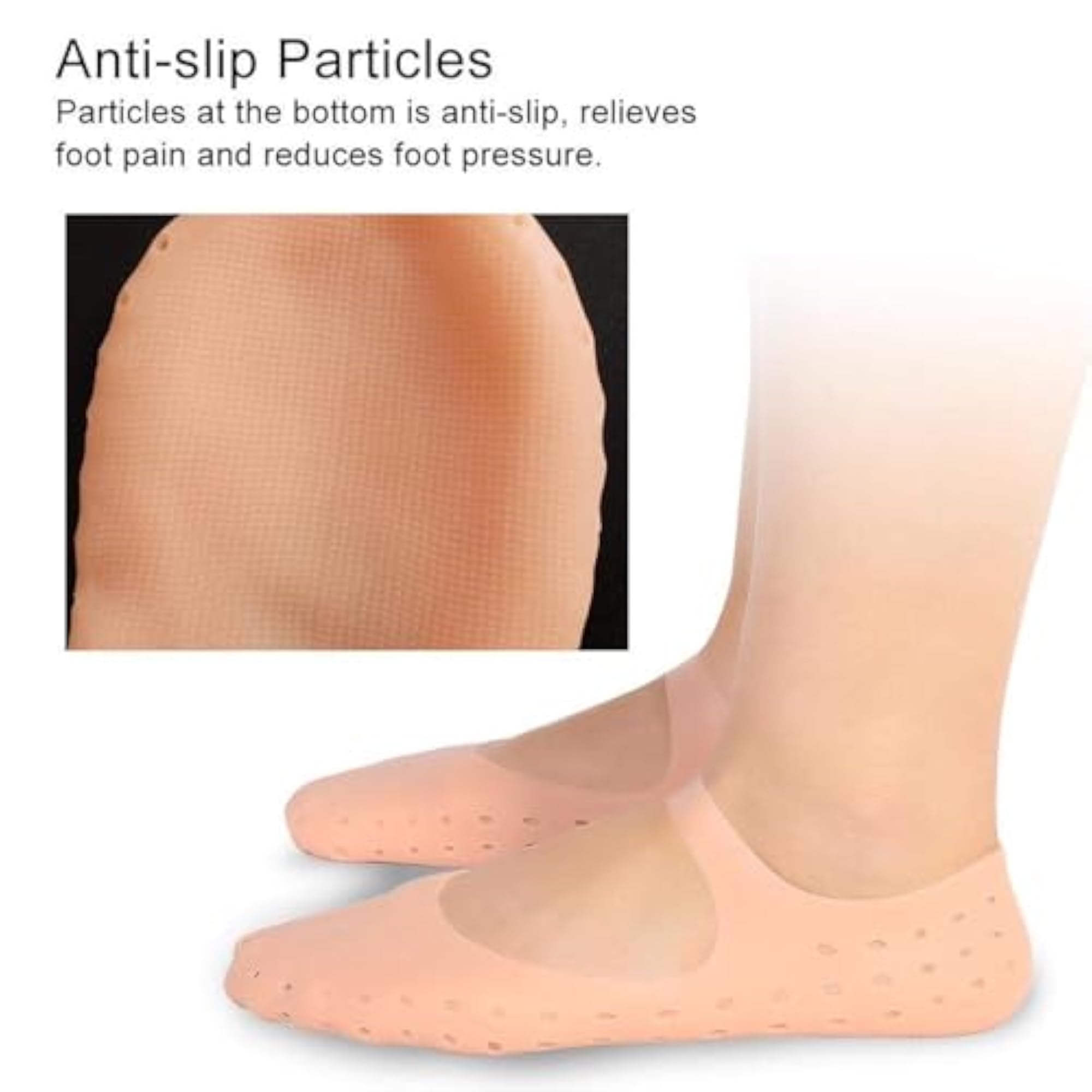 Moisturising Silicone Gel Foot Protector Socks