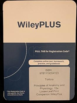 Paperback Principles of Anatomy and Physiology, 15e WileyPLUS Card Book