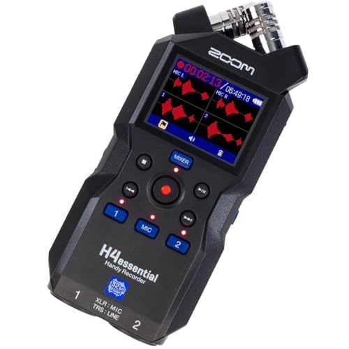 Zoom H4 essential 純正ウィンドジャマー付き ZOOM H4 Essential ハンディレコーダー 高音質 32bit