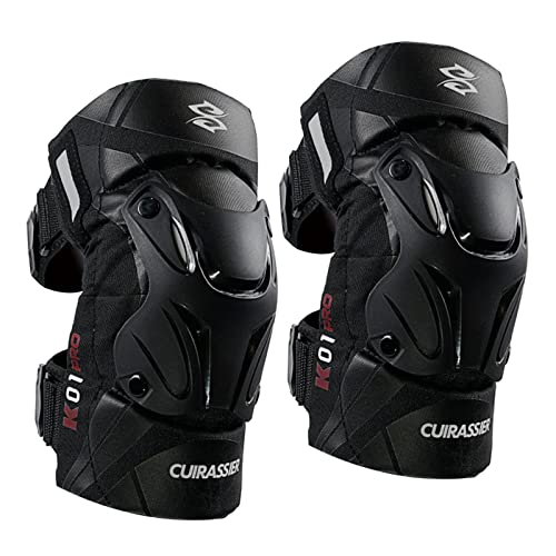 Genouillères protection genoux EVA réglables et résistantes à l'usure pour moto