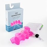 TEGA Toe Separators & Spacers for Men and Women - Silicone Toe Straightener for Bunion Correction, Plantar Fasciitis & Hammer Toe Relief - Restore Natural Foot Shape (Small/Medium)