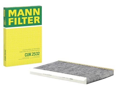 MANN-FILTER CUK 2532 Innenraumfilter/Kabinenluftfilter - Pollenfilter mit Aktivkohle - für Pkw + Transporter