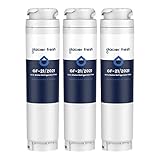 3x GLACIER FRESH 644845 Kühlschrank Wasserfilter Kompatibel mit Bosch Ultra Clarity 644845, Siemens Neff Miele 740560 00740560 9000194412 REPLFLTR10; Haier 0060820860 0060218743