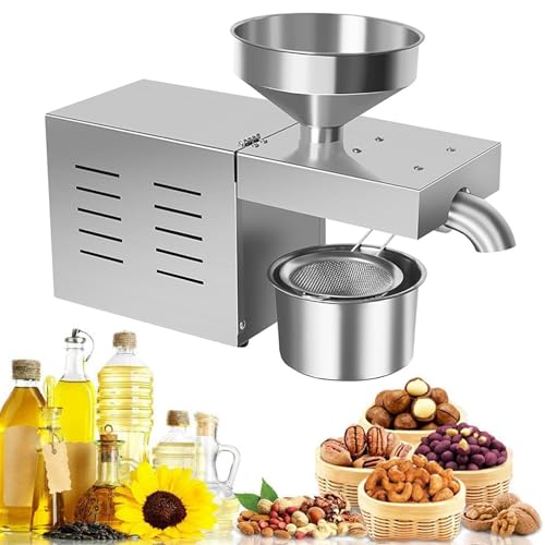 Máquina automática de prensa de óleo de porcas quentes frias expulsor de óleo de aço inoxidável 304