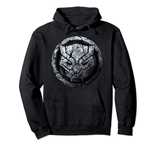 Marvel Black Panther Stone Symbol Sudadera con Capucha