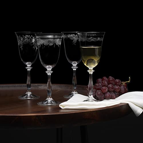 Mikasa Amelia White Wine Glasses, Set Of 4, 9.5-Ounce, Clear #TOP3