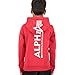 Produktbild ALPHA INDUSTRIES Kinder Back Print Hoodie Mars red 14 | 164 EU