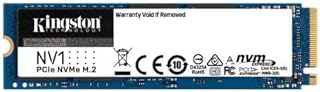 هارد SSD NV1 M.2 بذاكرة مستديمة 2280 2000 جيجا، ازرق، SNVS/2000G من كينجستون، nvme، محرك داخلي