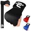 SAWANS Boxing Hand Wraps Inner Gloves for Hand Protection Long Wrist Straps Elasticated, Padded Martial Arts Combat Gloves Punching Bag Training Gel Mitts Muay Thai MMA