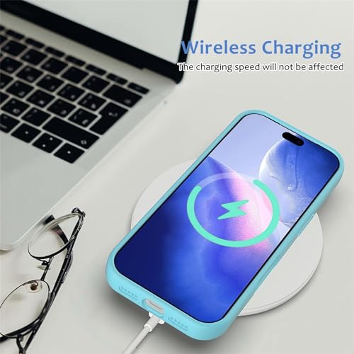 Image of ArmourPro Silicone Back Case for iPhone 17 Pro Max, Soft-Touch Case | Sky Blue
