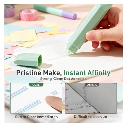 Rouleau de ruban adhésif double face pour scrapbooking pour coller proprement sans gondoler