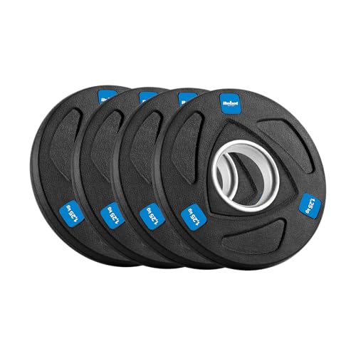 Jeu de charge en fonte 4x1.25kg Rebel RBA-2107 avec trou olympique 51mm pour musculation
