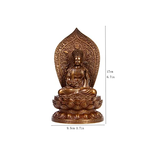 Statue de Bouddha pour jardin TUSUOD en résine zen - 3