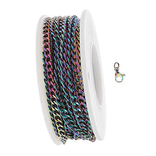 Chaîne en acier inoxydable 304 durable pour création bijoux DIY - 3