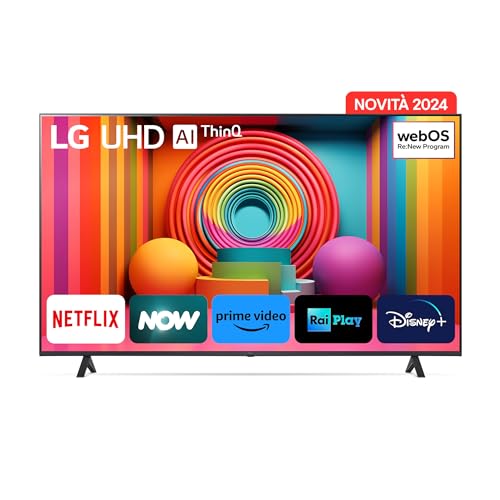 LG UHD 65'', Serie UR75, Smart TV 4K, 65UR75006LK, Processore α5 Gen6, HDR10 Pro, Filmmaker Mode, Game Optimizer, Wi-Fi, webOS 23, Alexa, Sports Portal, 3 HDMI, 2 USB - Immagine 1
