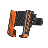 SUBORAWOS Magnetischer Handyhalter für Golfwagen mit Starken N52-Magneten, 360° Drehung, Einhandverriegelung – Kompatibel mit iPhone 16/15/14, Samsung, Pixel – Golfwagen-Zubehör (Orange)