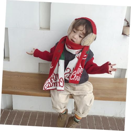 Bufanda navideña para regalo infantil pack de 2 accesorios de invierno con protector de oídos 6