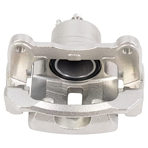 Image of TRQ Front Left Brake Caliper w /Bracket Drivers Side