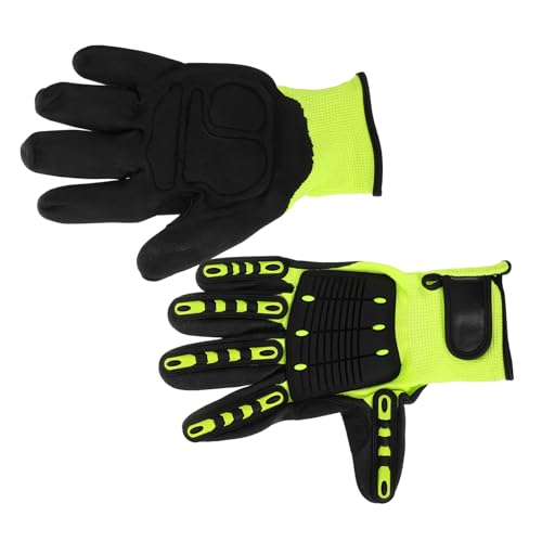 PLAFOPE Guantes de Trabajo Resistentes Anticorte y Antivibración para Jardinería y Exterior Transpirables y Flexibles para Hombres y Mujeres Protección Duradera para Construcción y Uso