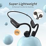 CXK Bone Conduction Headphones Bluetooth 5.3 Open Ear Headphones with Mic, Premium Loud Sound 8Hrs Playtime Bluetooth Headphones, IPX6 Waterproof Sports Headset for Running, Cycling, Walking - Image 3