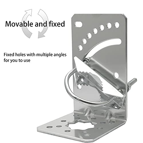 DGHAOP Wireless Bridge Antenna Amplifier Fixing Bracket Double Clamp Antenna Mount Pole Bracket for Cell Phone Signal Booster