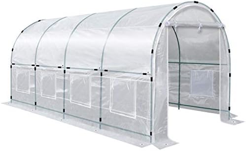 BenefitUSA Outdoor Green House Walk in Garden Greenhouse Gazebo Plant House (16'x7'x7')