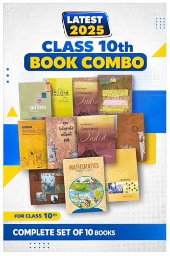 Image of ORIGINAL NCERT Class 10th Book Combo, Complete Set of 10 Books, 2025-26 Edition