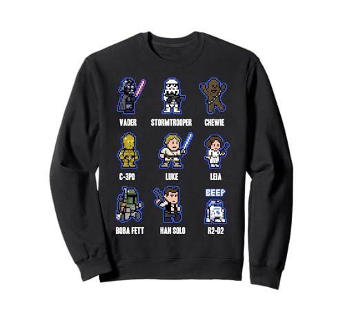 Sweatshirt Star Wars Pixel Wars idéal pour vos soirées gaming et détente