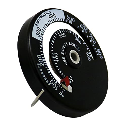 fiira Ventilador de estufa de leña, ventilador no eléctrico activado por calor con 4 hojas, motores silenciosos, estufa de leña, ventilador térmico para quemador/chimenea/estufa de leña