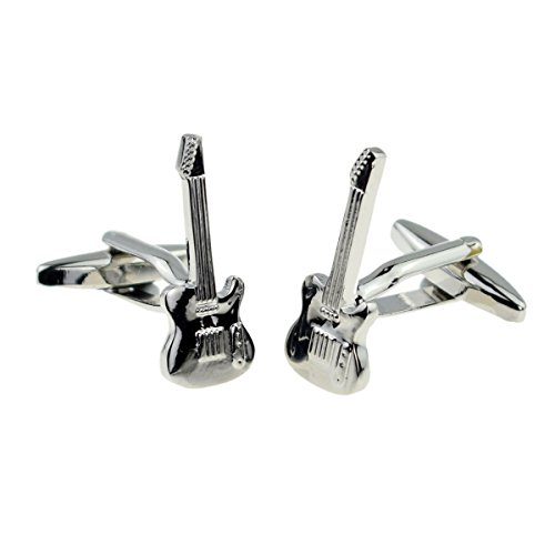 Mancuernillas Hombre Estilo Rock N Roll Guitarra miniatura 1