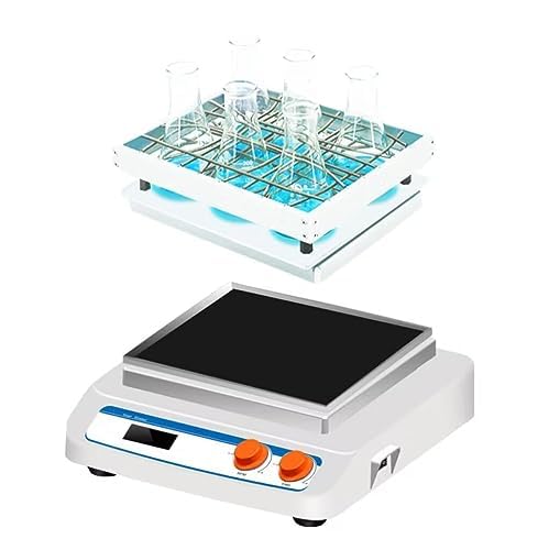 Mutifunctional Bench top Table Shaker Orbital Rocking Device Orbital Testing Equipment with Spring Tray Shaking Mode Orbital Speed Range 60 to 400rpm (Optional to 500)