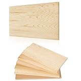 Yakimz 6er Set Grillplanken Räucherbretter aus Zedernholz, für Gas- & Kohlegrill Zedernholzbrett Grillbretter, Flammlachsbrett für Fisch Gemüse Fleisch, 290 x 140 x 8 mm