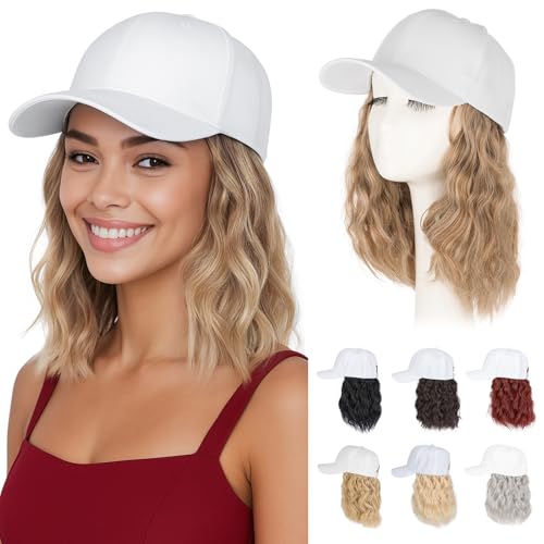 Hairro Hat With Hair Attached 8 Inch Bob