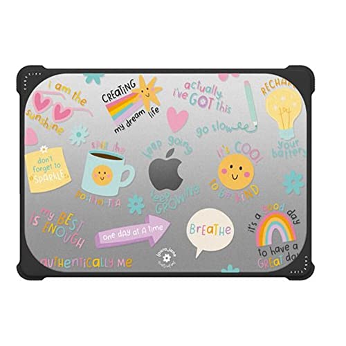 CASETiFY Bounce MacBook Pro 14-inch (M1-M5) Case [Enhanced Protective Corner Design/Ventilation Cutouts/Anti-Slip Grip] - Keep Growing by Laura Jane Illustrations - Clear Black by CASETiFY - Image 2