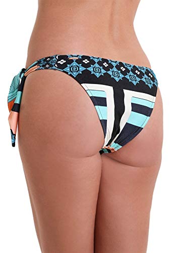 Calcinha Biquíni Avulso Laço Tulum - Estampa Azul Tulum - P