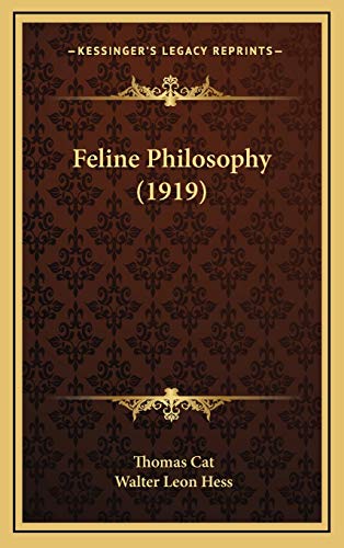 Feline Philosophy (1919)