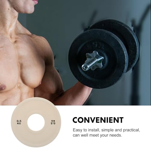 Toddmomy Placa De Peso De Borracha Placa De Barra Placa De Halteres De Borracha Placa De Pesos Placa